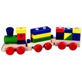 Melissa & Doug 572 3 1/2 and quot;W x 5 1/2 and quot;L x 18 1/5 and quot;H Stacking Train 000572